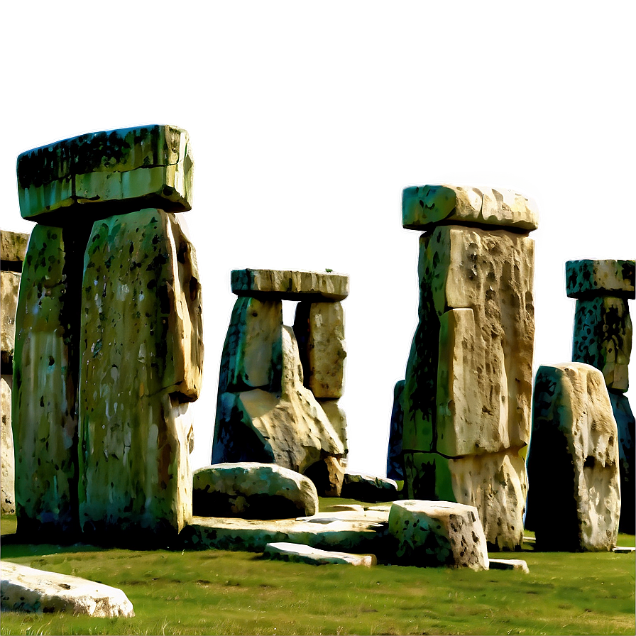 Digital Art Interpretation Of Stonehenge Png Pvg60 PNG image