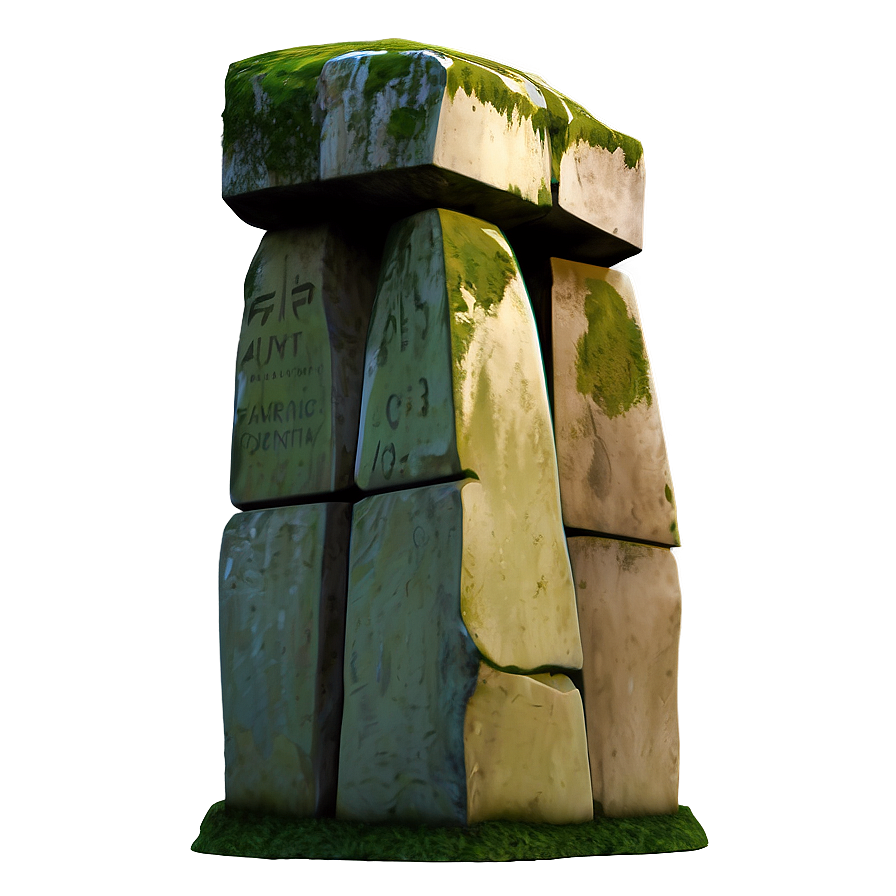 Digital Art Interpretation Of Stonehenge Png Quk PNG image