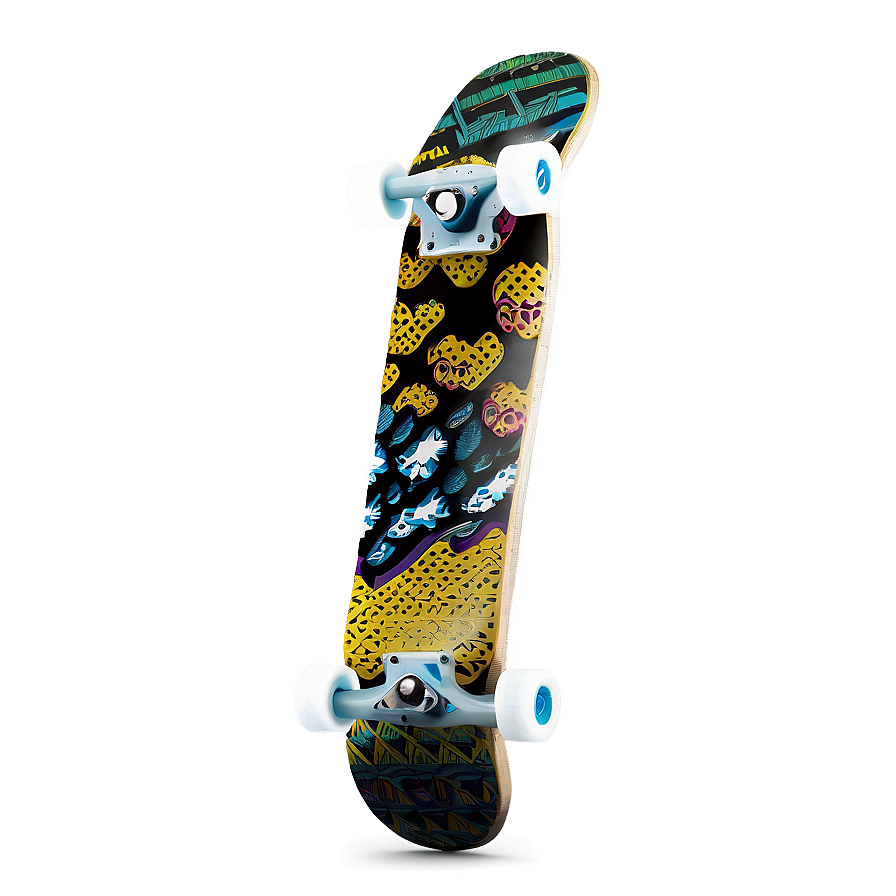 Digital Art Skateboard Png Ofq PNG image