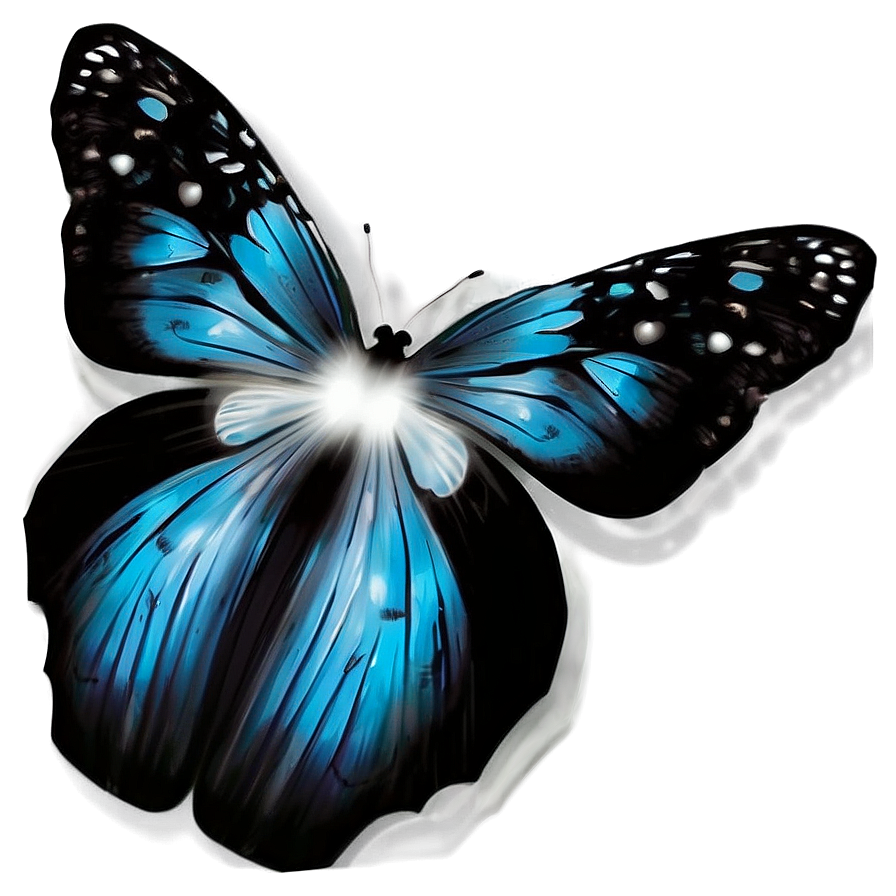 Digital Black Butterfly Artwork Png Jeb PNG image