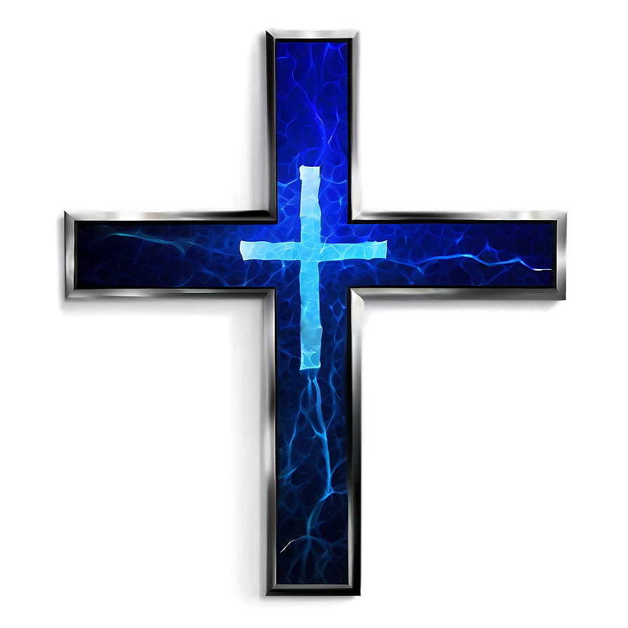 Digital Blue Cross Png 58 PNG image