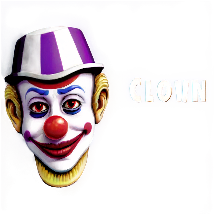 Digital Clown Emoji Png 05252024 PNG image