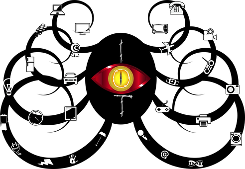 Digital Eye Surveillance PNG image