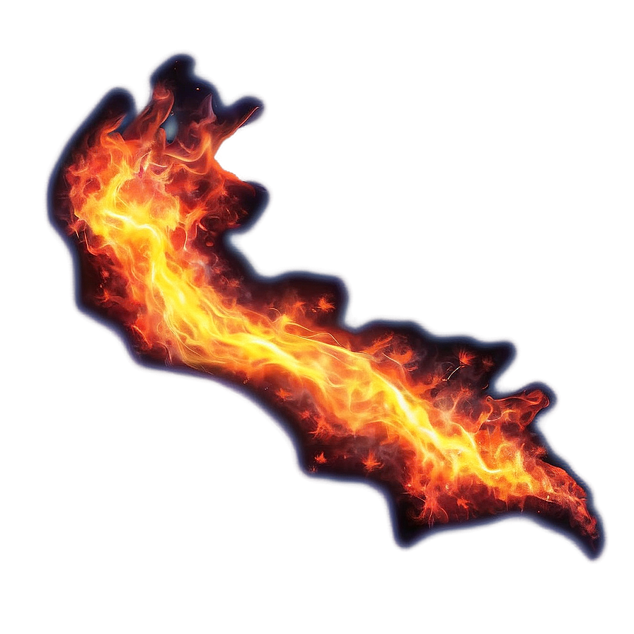 Digital Fire Overlay Png 06272024 PNG image