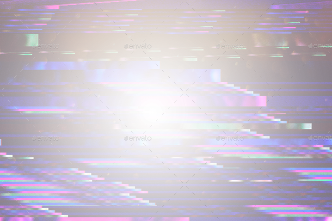 Digital Glitch Effect Envato PNG image