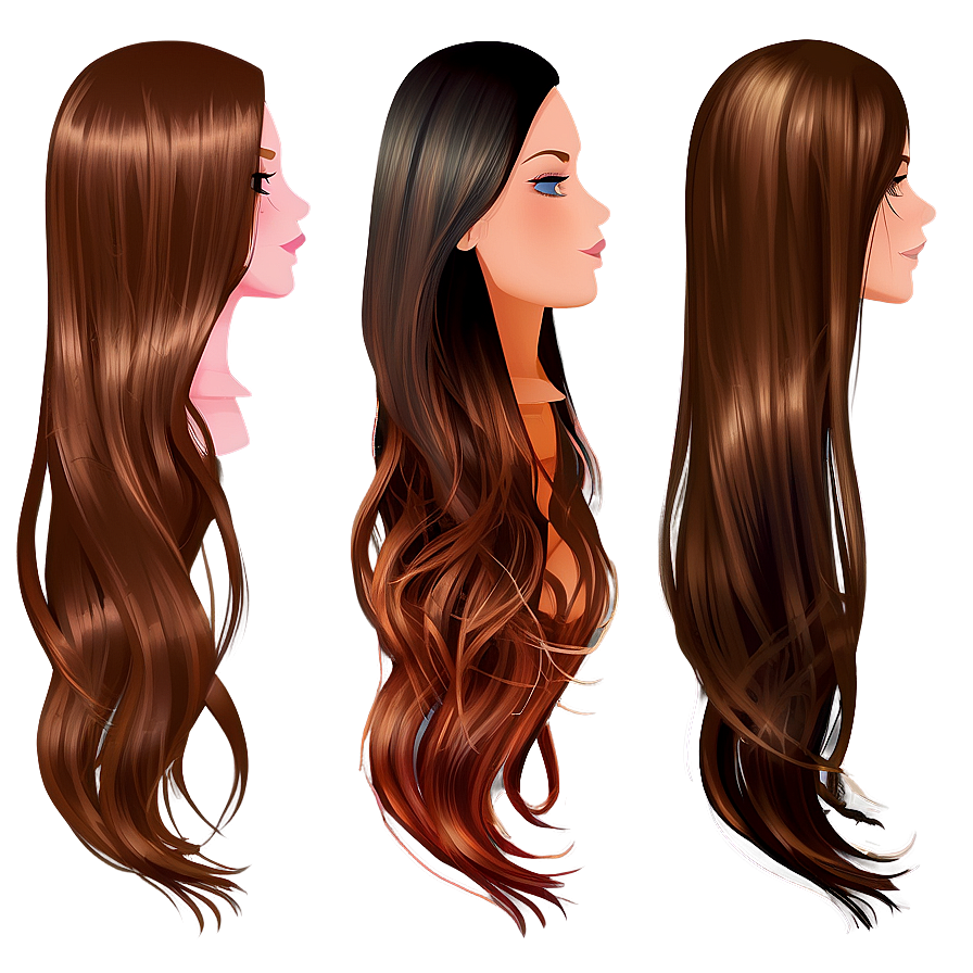 Digital Hair Clipart Png 63 PNG image