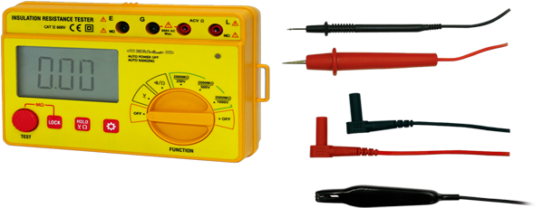 Digital Insulation Resistance Tester PNG image