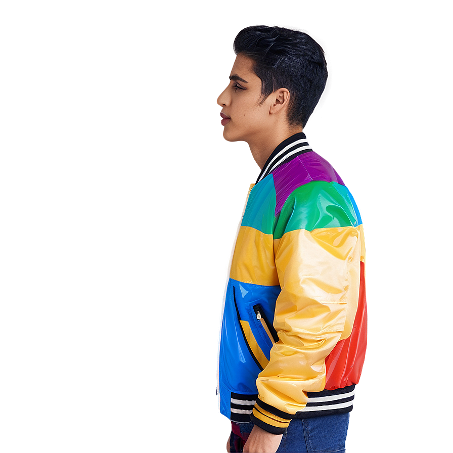 Digital Print Bomber Jacket Png 50 PNG image