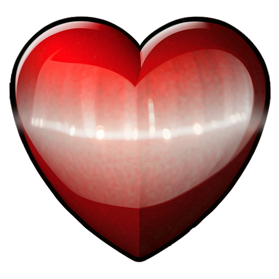 Digital Red Heart Emoji Png Wjq PNG image