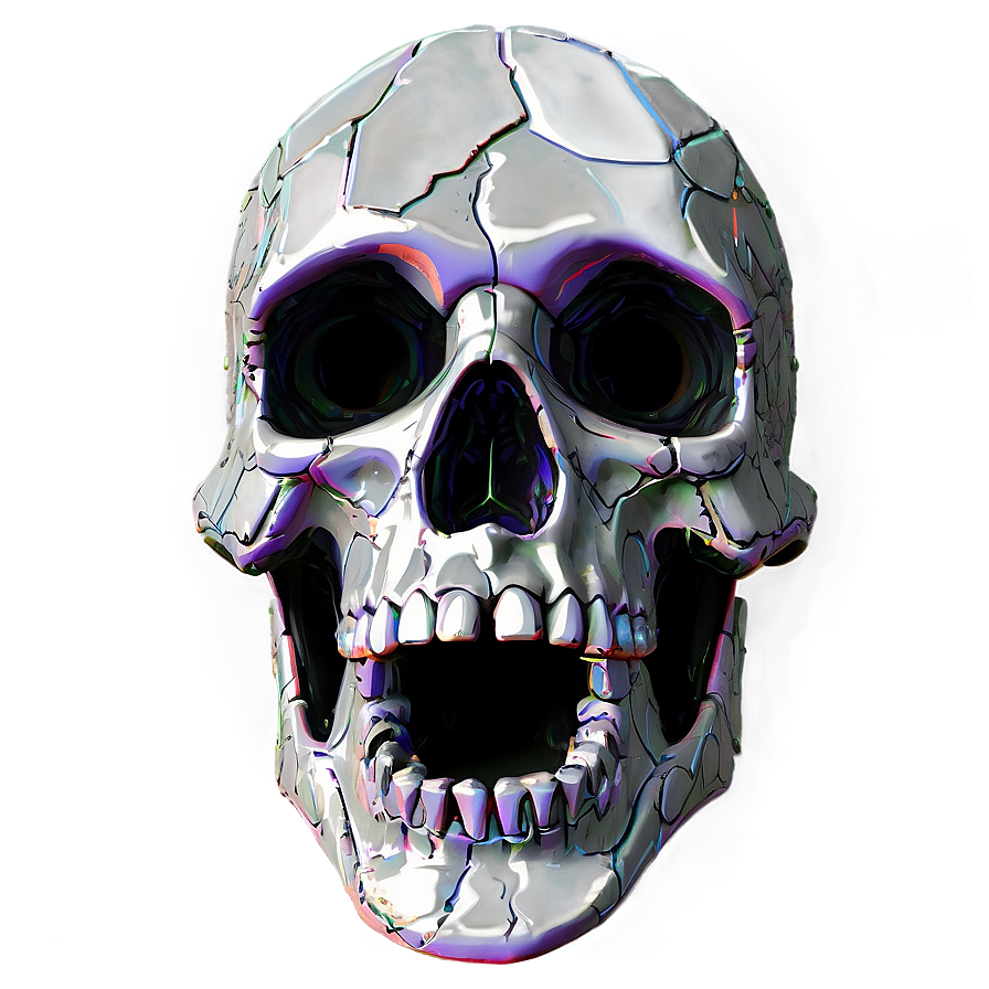 Digital Skull Face Creation Png Ldu PNG image