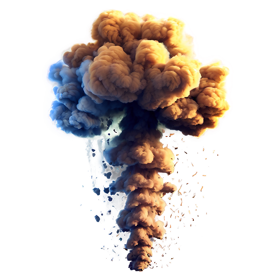 Digital Smoke Explosion Artwork Png 06272024 PNG image