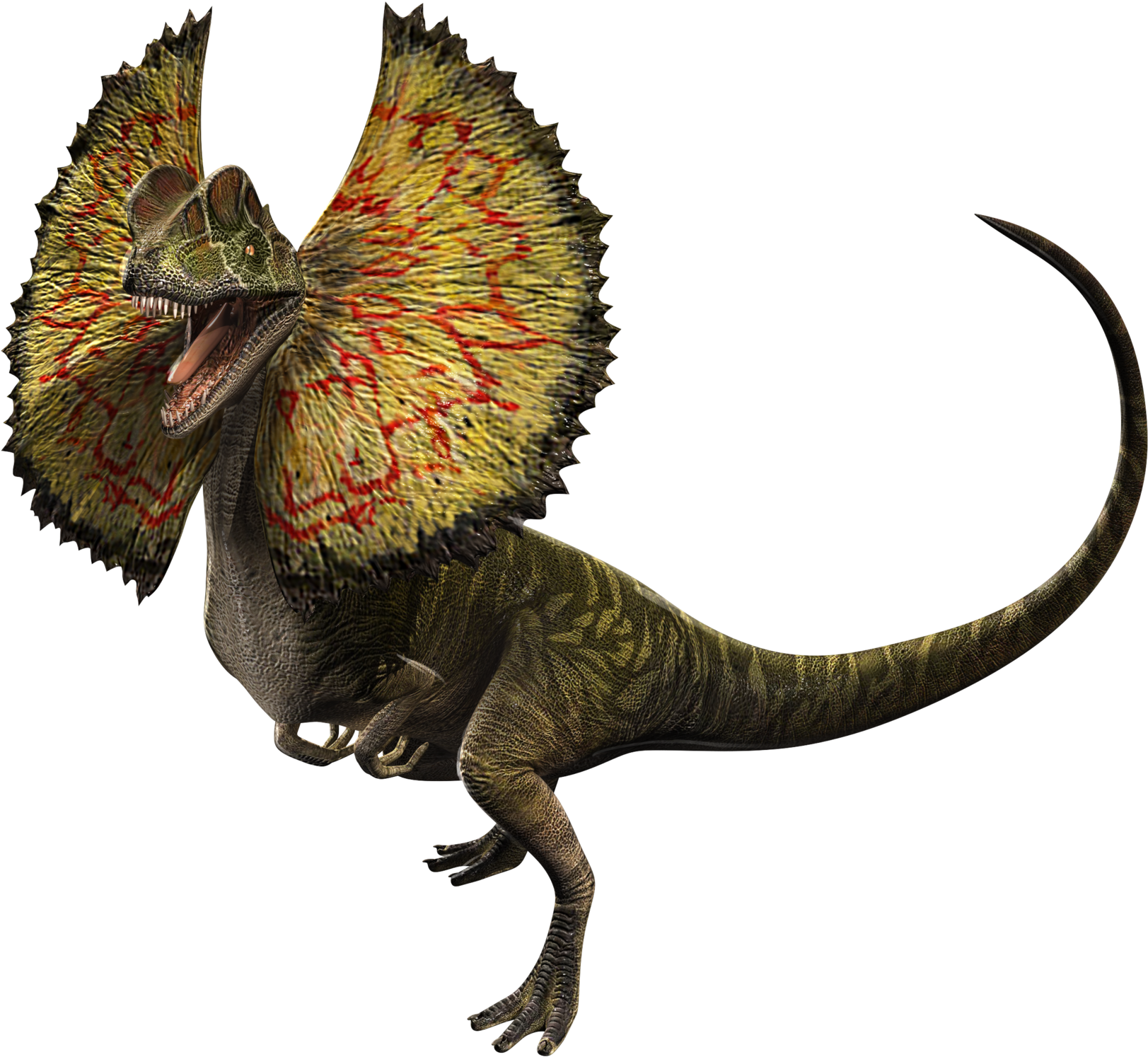 Dilophosaurus Jurassic World PNG image