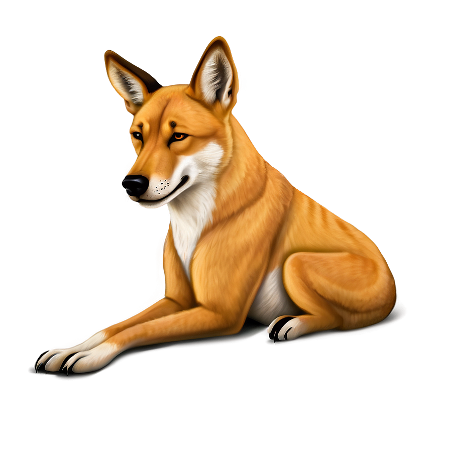 Dingo Illustration Png Qvq6 PNG image