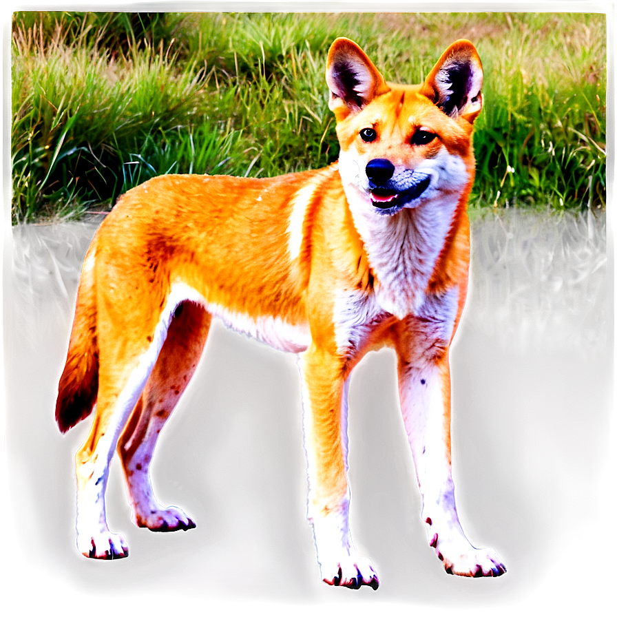 Dingo In Wild Landscape Png 06202024 PNG image