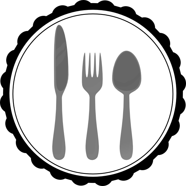 Dinner Table Setting Clipart PNG image