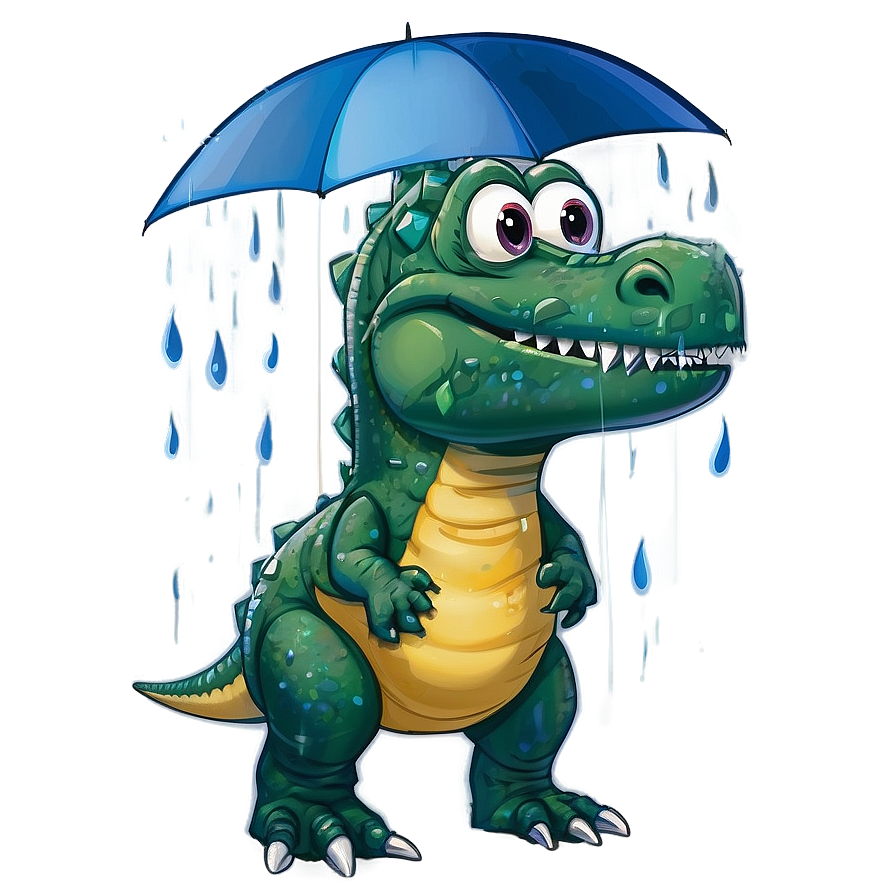 Dino In The Rain Png 29 PNG image