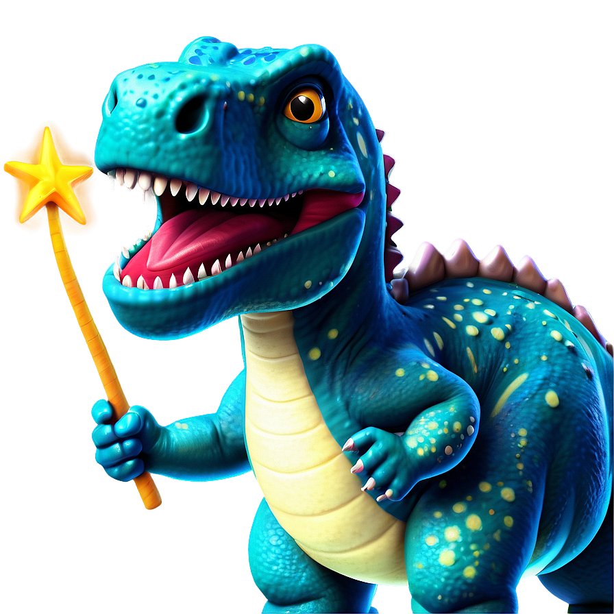 Dino With Magic Wand Png 28 PNG image