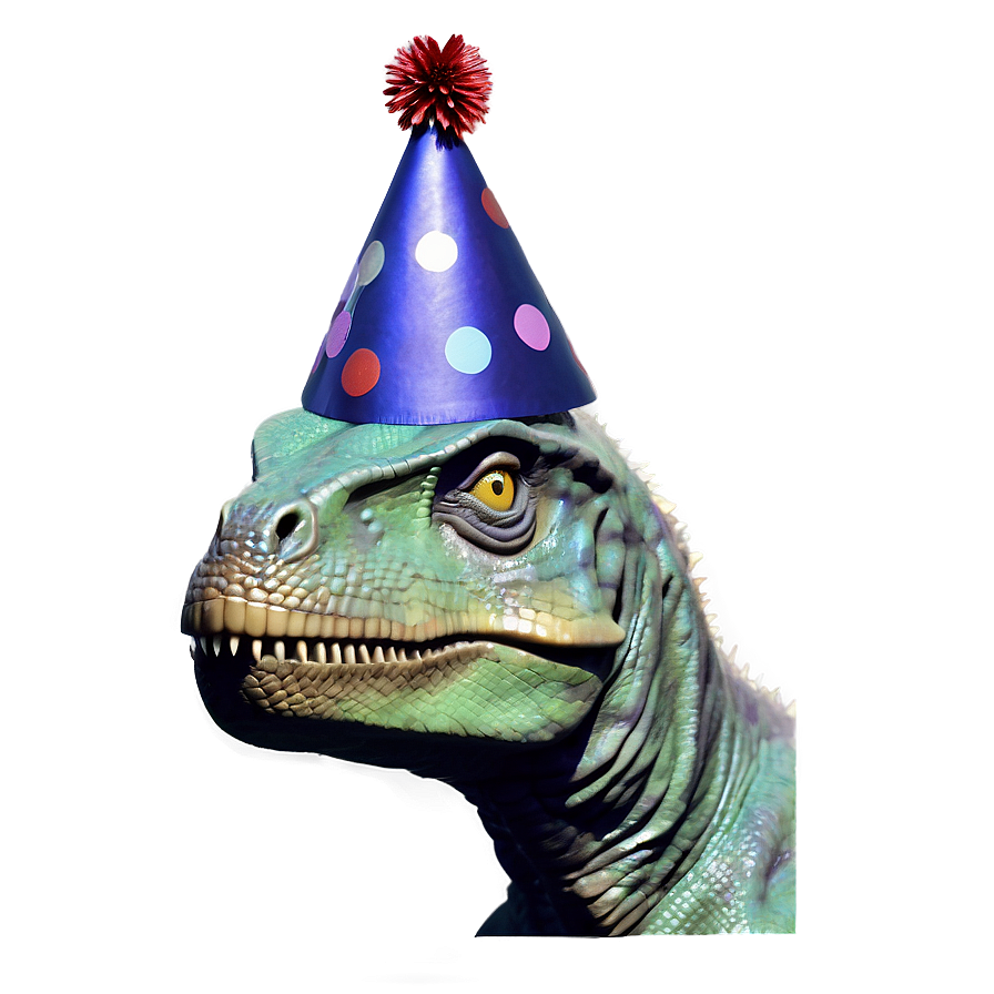 Dino With Party Hat Png Gwa PNG image