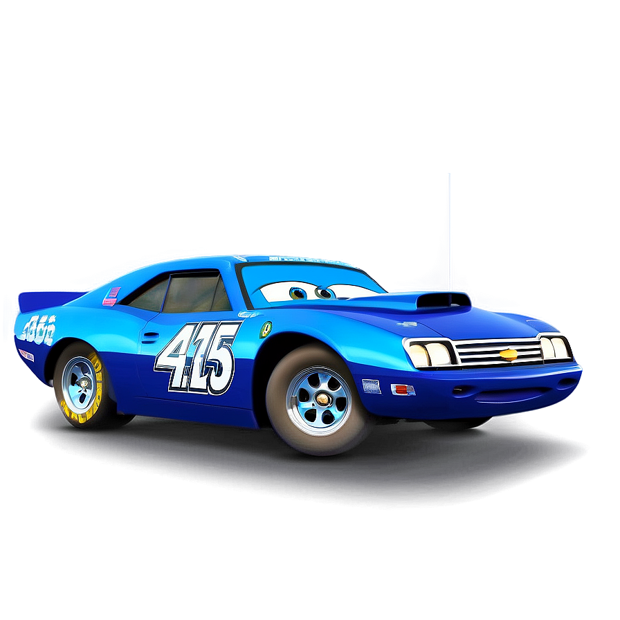 Dinoco Blue Car Png Ory PNG image