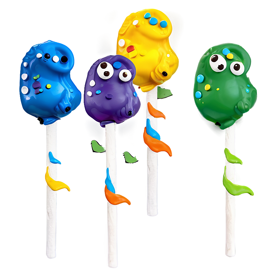 Dinosaur Cake Pops Png Cqp PNG image