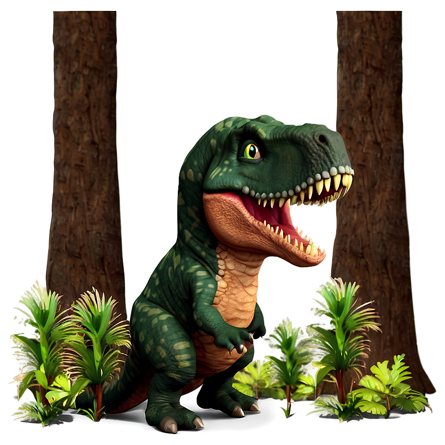 Dinosaur In Forest Png Cli81 PNG image