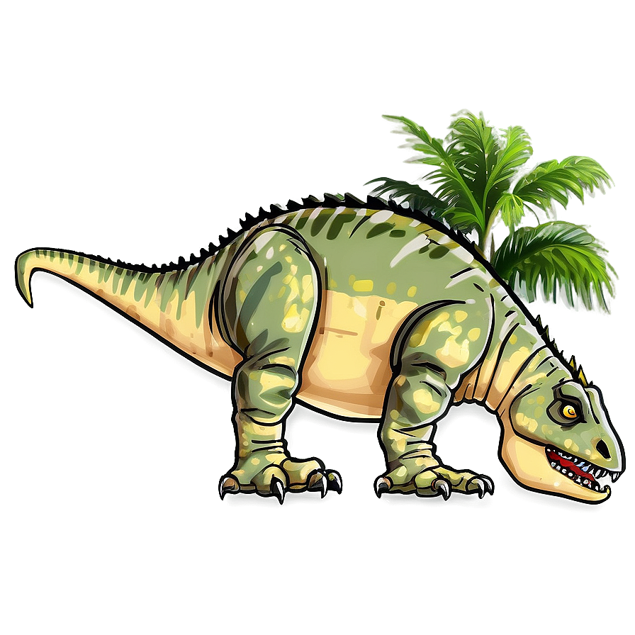 Dinosaur In Forest Png Dcw51 PNG image