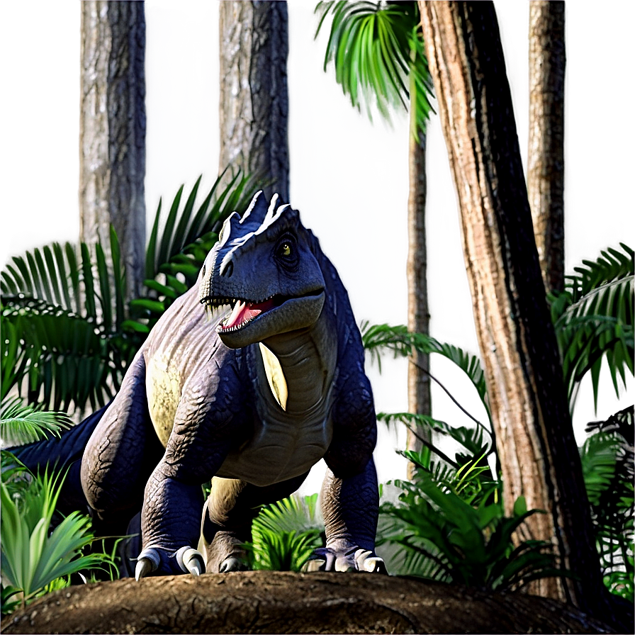 Dinosaur In Forest Png Tho66 PNG image