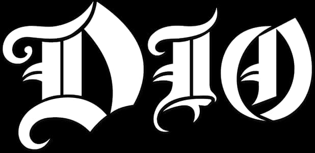 Dio_ Band_ Logo_ Black_and_ White PNG image
