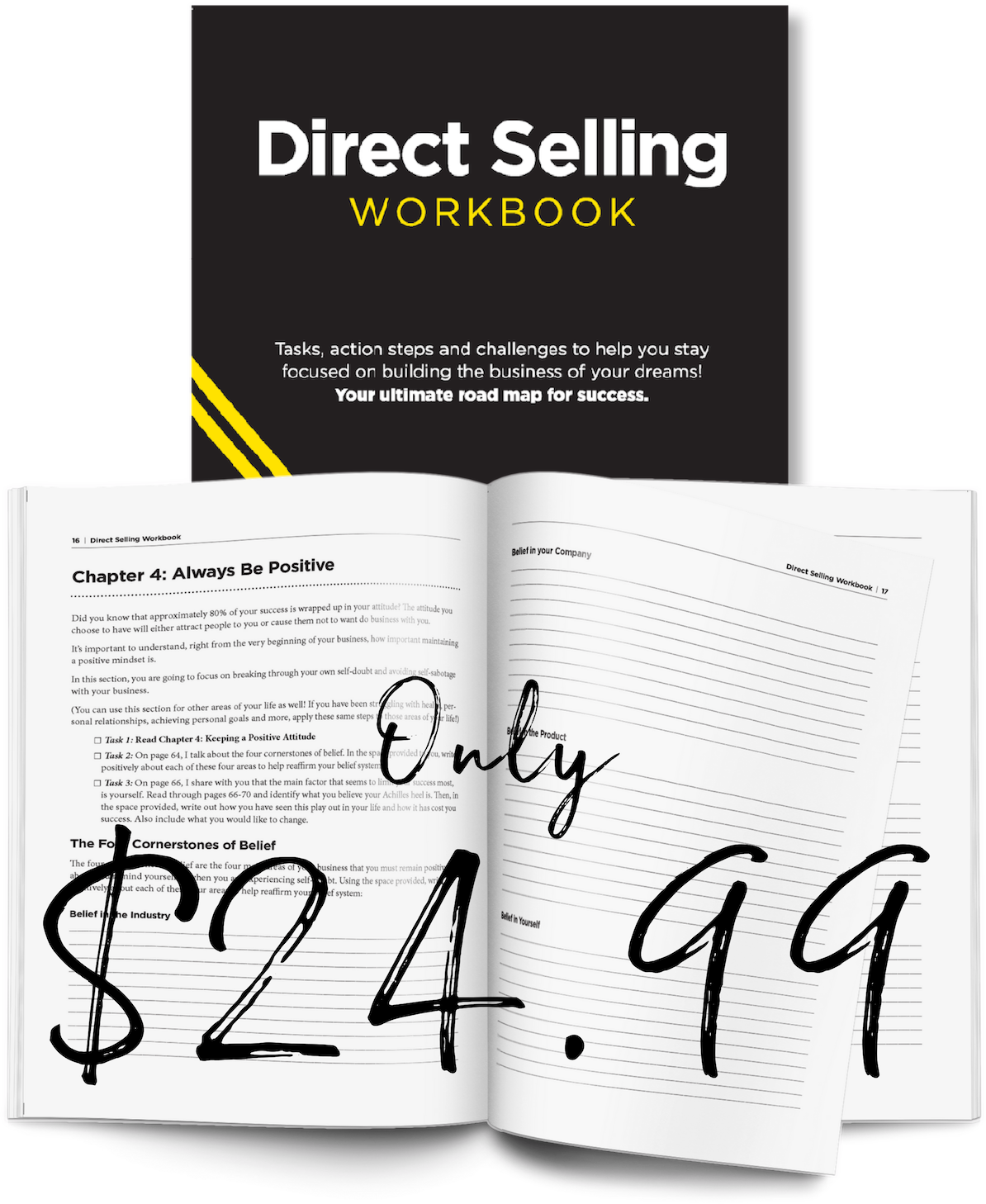 Direct Selling Workbook Promotion PNG image