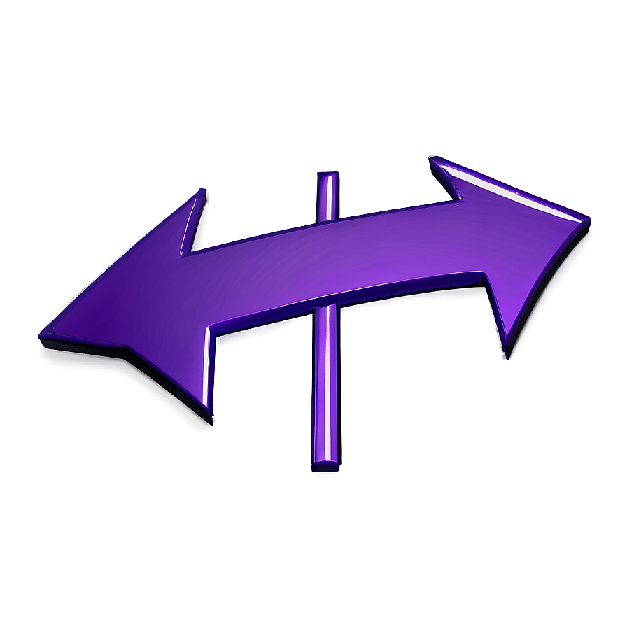 Directional Purple Arrow Png 06272024 PNG image