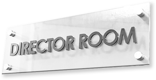 Director Room Signboard PNG image