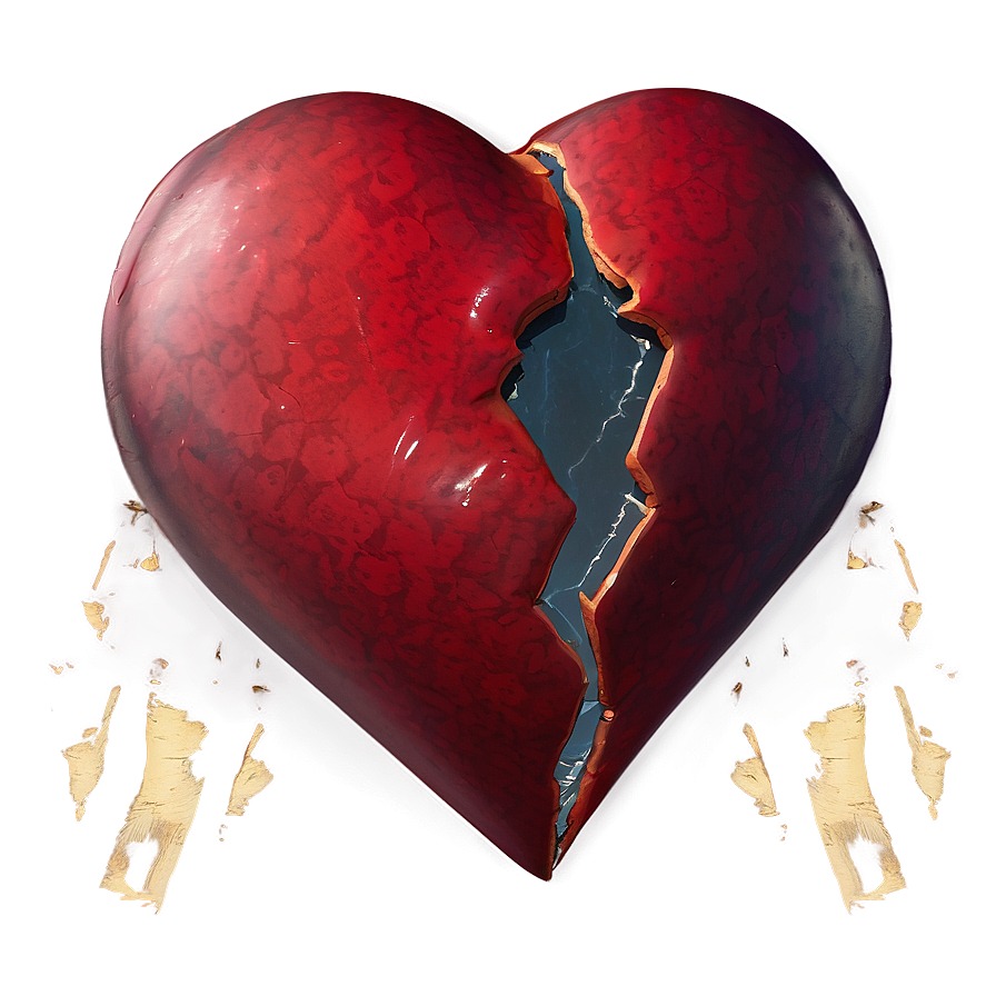 Disappointed Broken Heart Emoji Png Eau PNG image