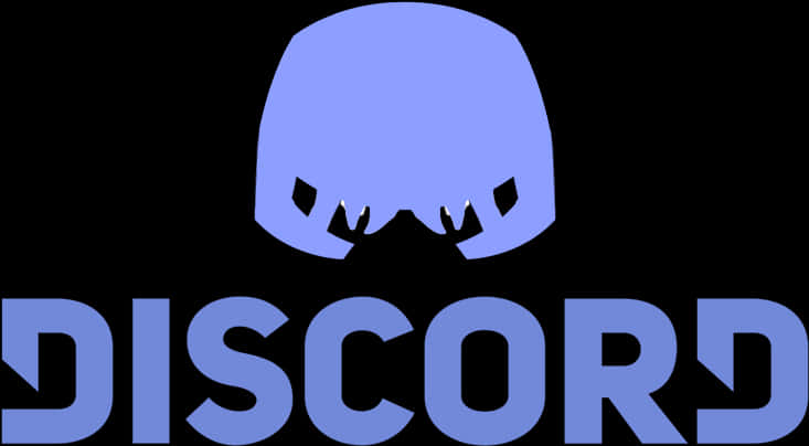 Discord Logo Blue Background PNG image