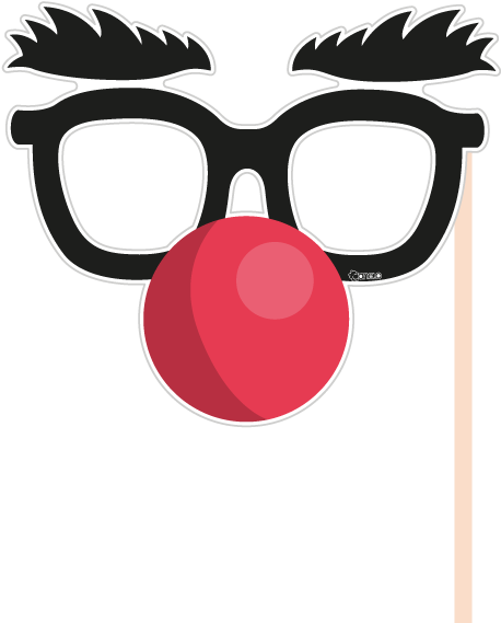 Disguise Props Glassesand Nose PNG image