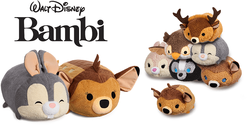 Disney Bambi Tsum Tsum Plush Collection PNG image