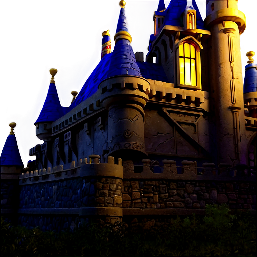 Disney Castle At Dawn Png 05242024 PNG image