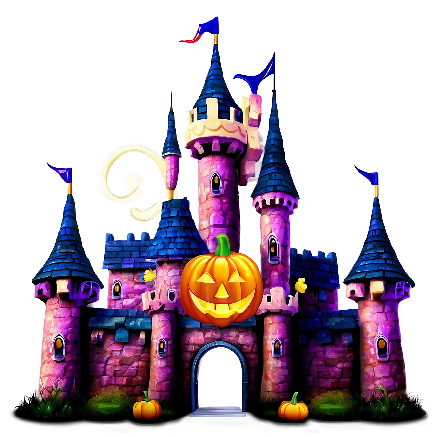 Disney Castle Halloween Theme Png Dtx PNG image