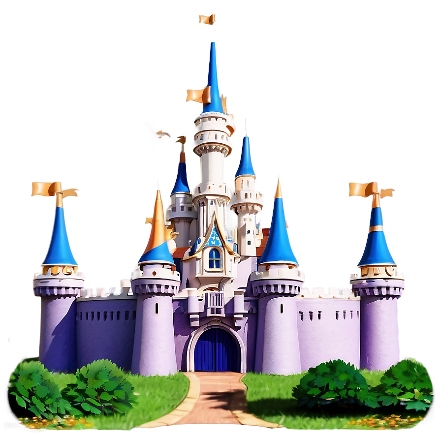 Disney Castle In Summer Png 20 PNG image