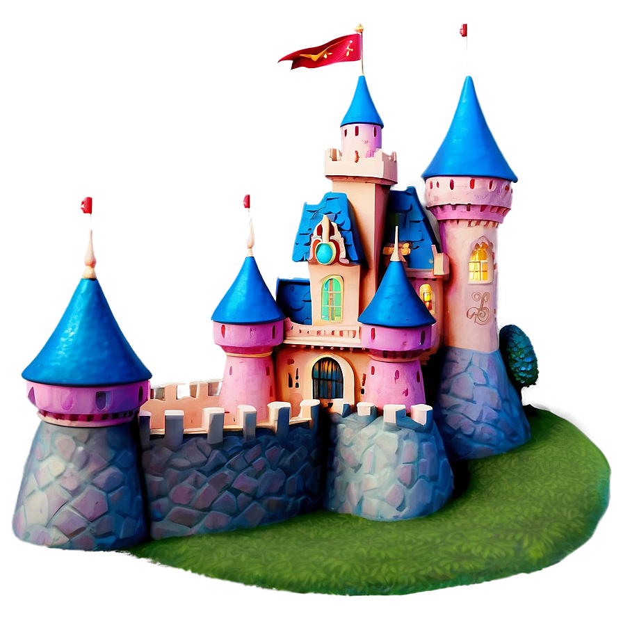 Disney Castle Night View Png 05242024 PNG image