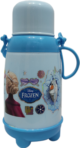 Disney Frozen Themed Plastic Bottle PNG image