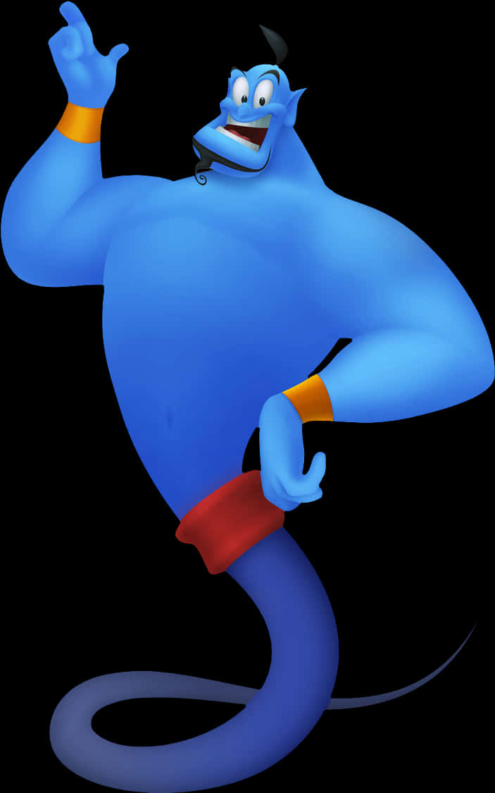 Disney Genie Character Pose PNG image