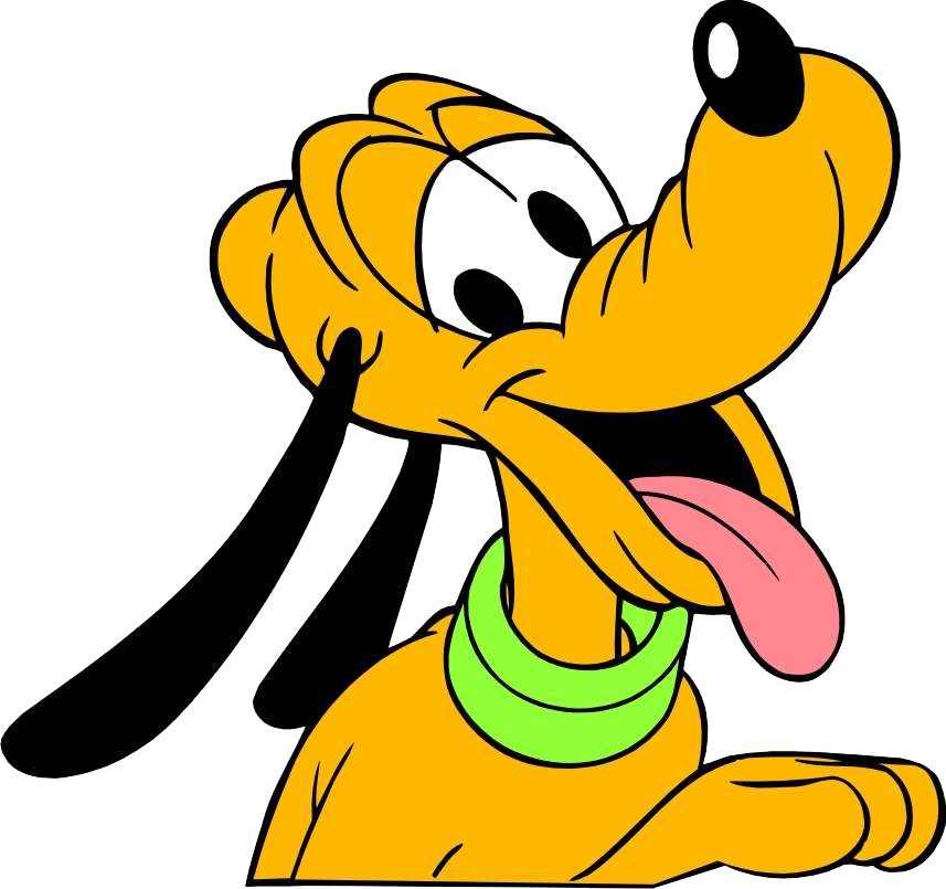 Disney Pluto Happy Expression PNG image