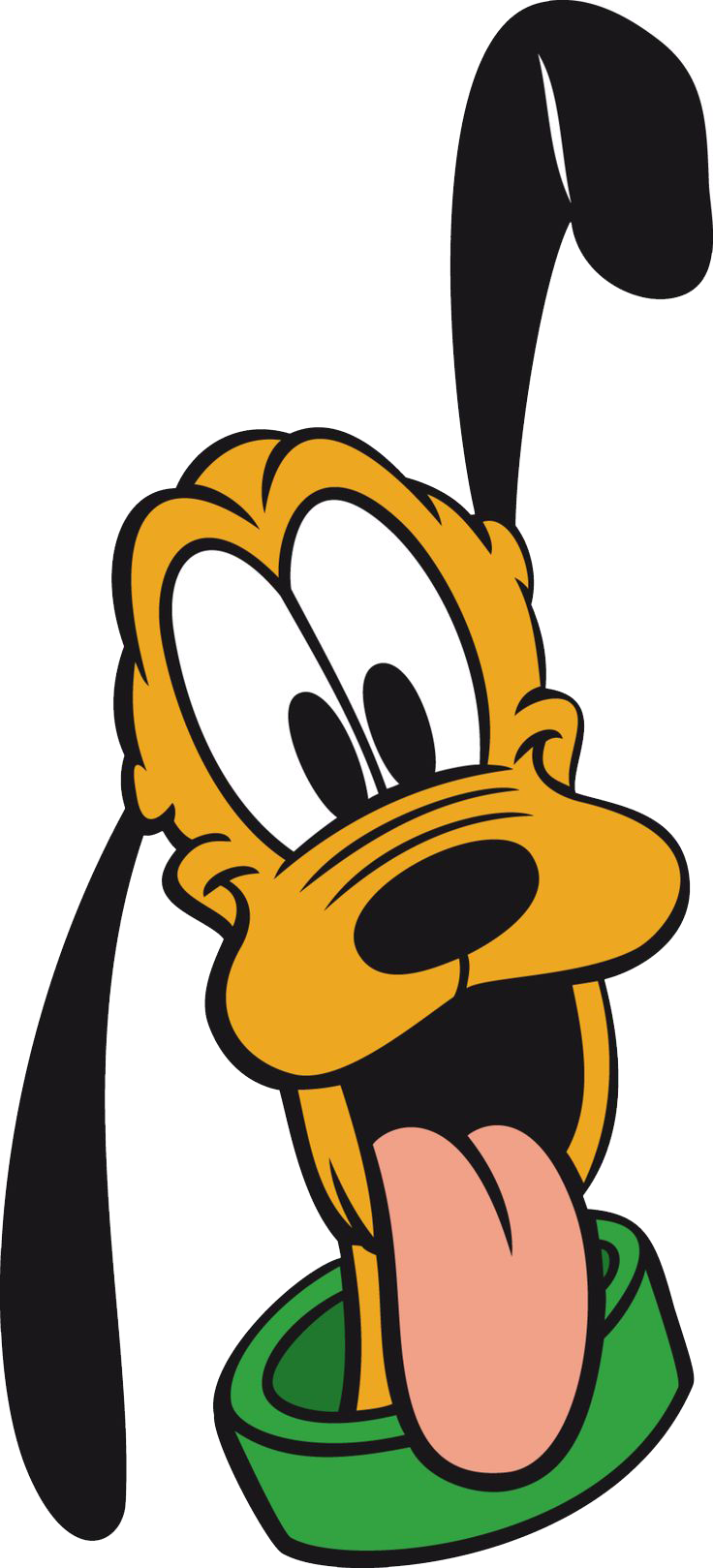 Disney Pluto Happy Expression PNG image