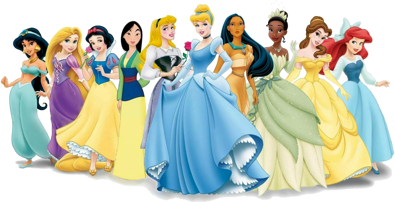 Disney Princesses Gathering PNG image