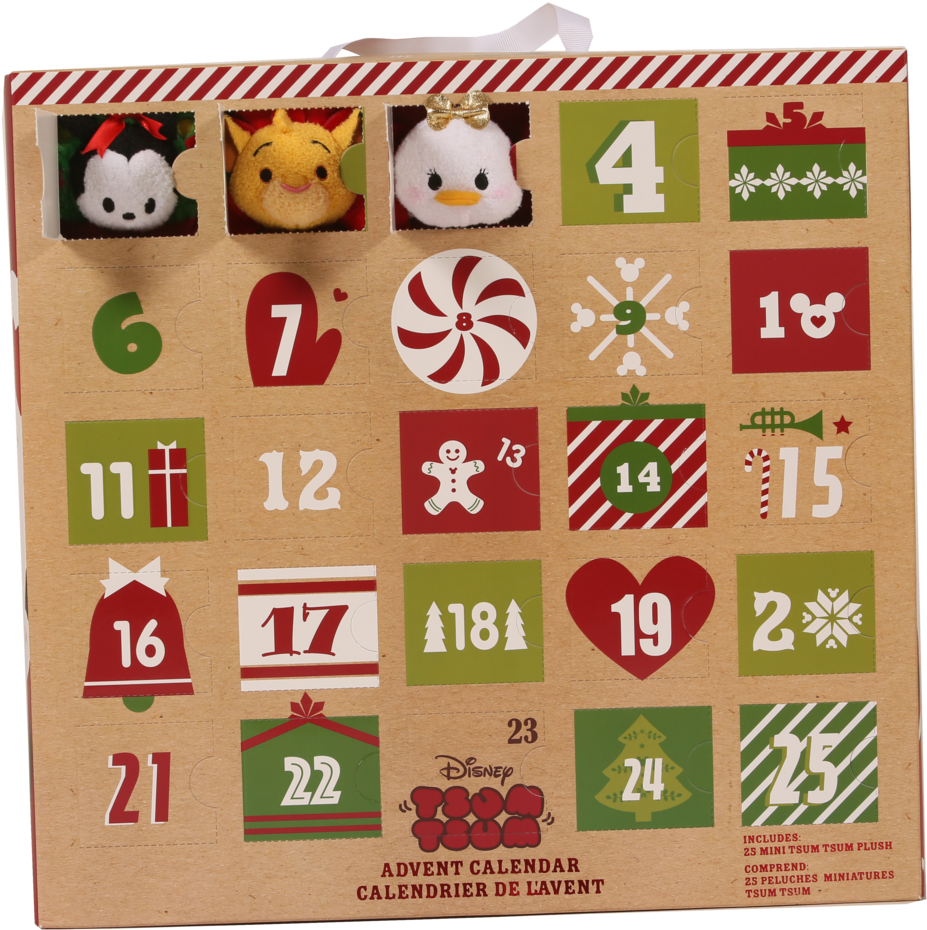 Disney Tsum Tsum Advent Calendar PNG image