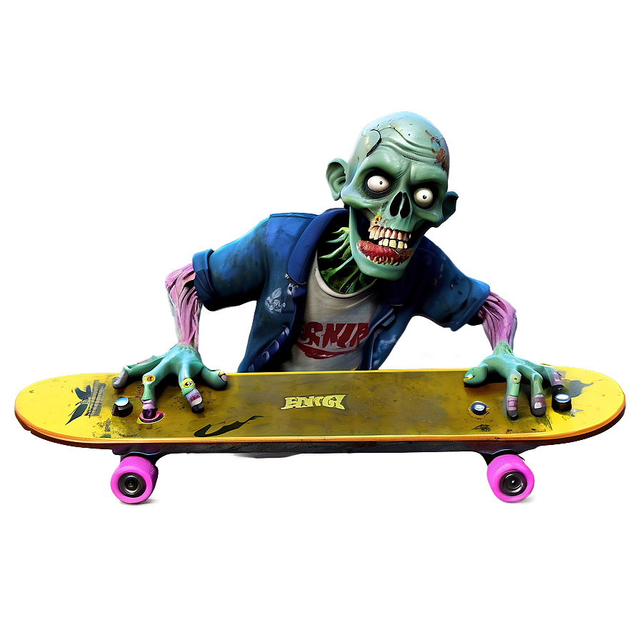 Disney Zombies 2 Skater Zombie Png Jaw PNG image