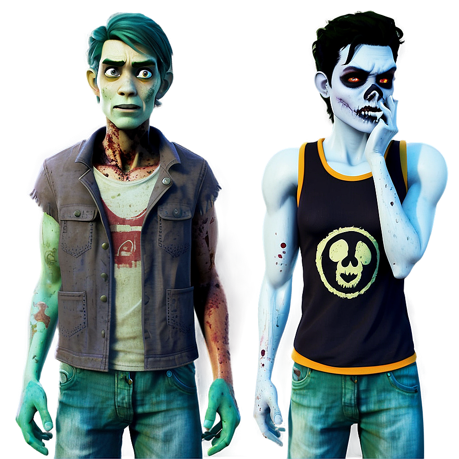 Disney Zombies Addison And Zed Png Ryg47 PNG image