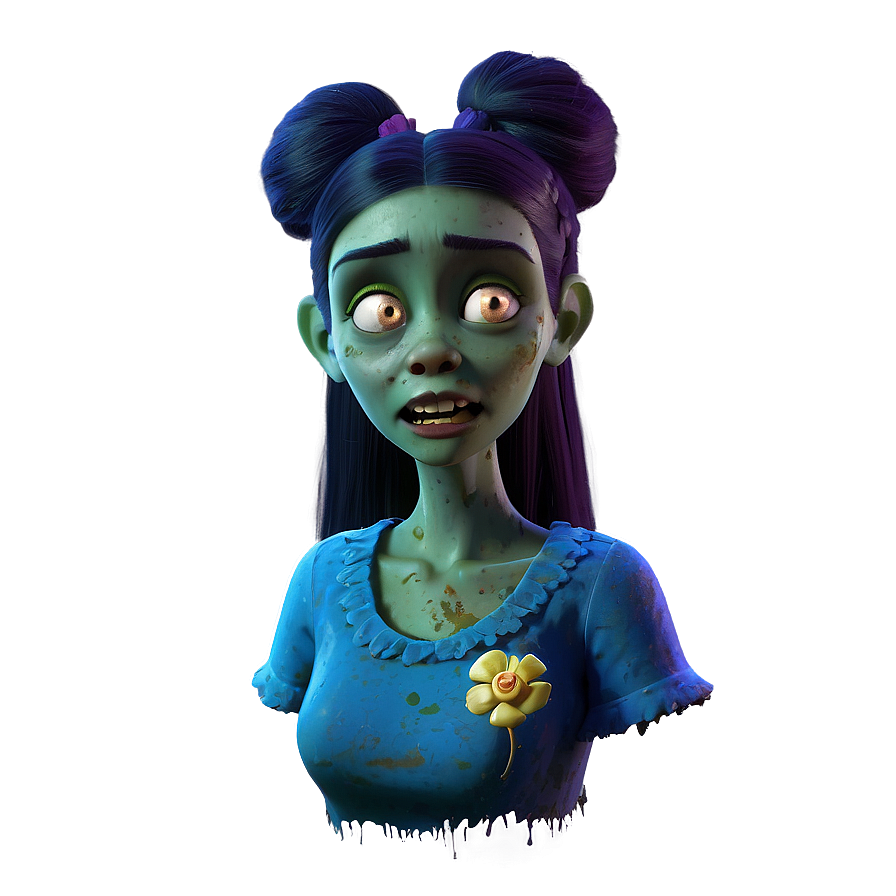 Disney Zombies Eliza Zombie Look Png Bdh PNG image