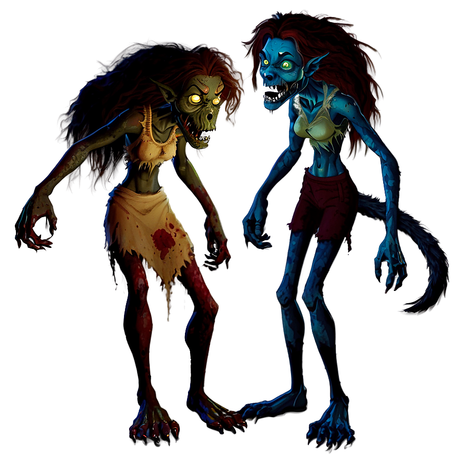 Disney Zombies Werewolf Sisters Png Viv51 PNG image