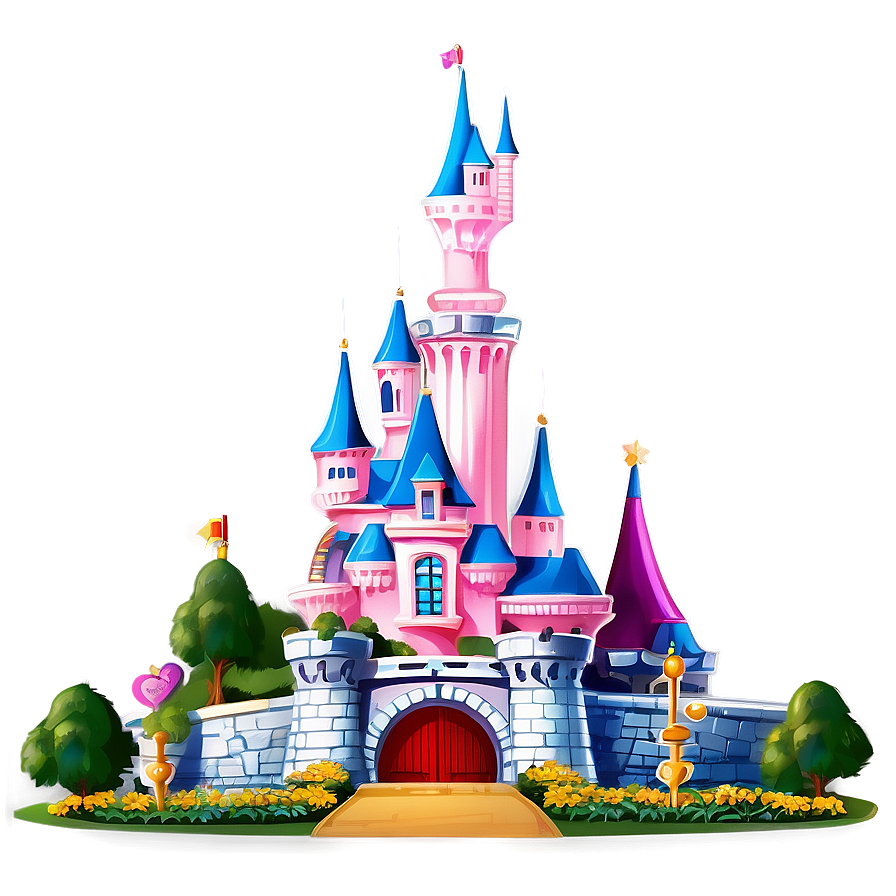 Disneyland Paris Castle Png 05242024 PNG image